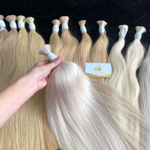 Meilleur prix en gros pour extensions de cheveux humains vierges de qualité supérieure, lisses, 100g, luxe, origine Vietnam, vente en gros - Product Image 1
