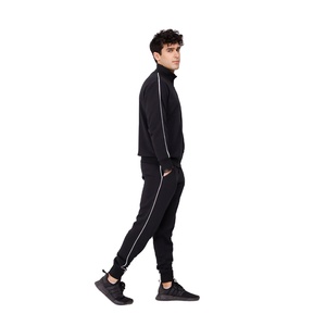 Ensemble de survêtement à capuche et sweat-shirt pour homme, survêtement de sport, de grande taille, avec fermeture éclair personnalisée, vente en gros - Product Image 3