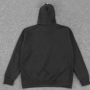 เสื้อฮู้ดพิมพ์ลายพัฟคุณภาพระดับพรีเมี่ยมมาใหม่สวมใส่สบายสำหรับฤดูหนาวผ้าคอตตอนปัก3D ผ้าคอตตอนผสม - Product Image 2