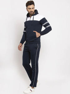 Pull-over décontracté à capuche avec logo personnalisé pour hommes Ensemble de pantalons de survêtement évasés avec broderie en détresse Applique Patch Jogging Survêtement - Product Image 5