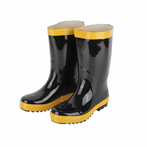 Professionele brandweerlaarzen, waterdicht, veiligheidsschoenen van rubber met stalen neus, hoge laarzen, lente zomer herfst - Product Image 3