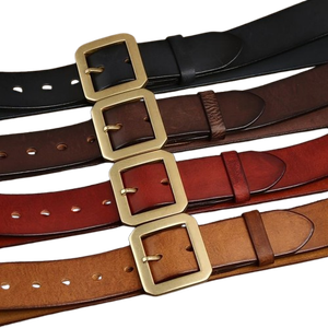 Conçu sur mesure 100% peau de vache ceinture en cuir véritable Style décontracté avec alliage pour boucle haute qualité d'exportation directe en gros - Product Image 3