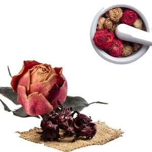 Flor de rosa roja seca | Utilizada en tónicos tradicionales para la piel - Product Image 2