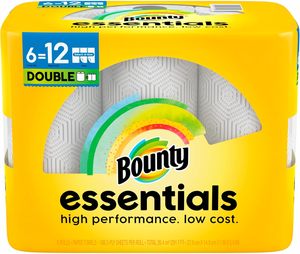 Essentiels Bounty Serviettes en papier Select-A-Size, 6 rouleaux doubles, blanc, 108 feuilles par rouleau - Product Image 4