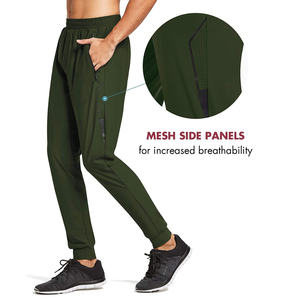 Pantalons de survêtement unisexes en laine d'hiver 2025, de haute qualité, vente en gros OEM, imprimés, jogging, coupe-vent, taille plus, pour hommes - Product Image 3