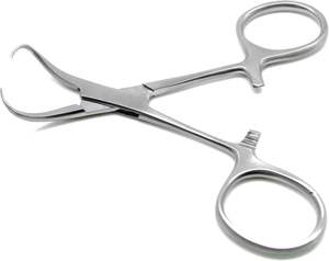 Backhaus, instrumento veterinario Manual de acero inoxidable de 3,5 pulgadas, fórceps, abrazadera de toalla para herramienta quirúrgica, cortinas de seguridad, tejidos - Product Image 4