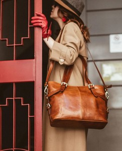 Beautifully Handmade Handmade Leather Bag, Handbag, Woman Leather Bag, Elegant Leather Bag - Product Image 3