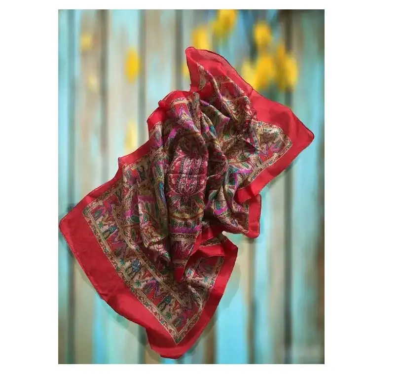 Pure Silk Light Weight Silk Large Scarf Women Head Scarf Neck Wrap Silk Stole Factory Price Super Quality Wrap Scarves Hijab