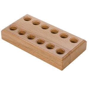 Supports de pinces en bois avec 12 trous Fournisseur d'outils de bijoux Porte-pinces en bois dur Outil de fabrication de bijoux - Product Image 1