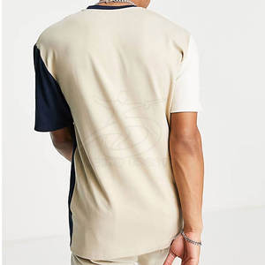 Camiseta Holgada de Gran Tamaño, 100% Algodón Tejido, Ecológica, de Secado Rápido para Hombre, Cómoda, Transpirable, con Patrón Sólido, Talla Personalizada - Product Image 2