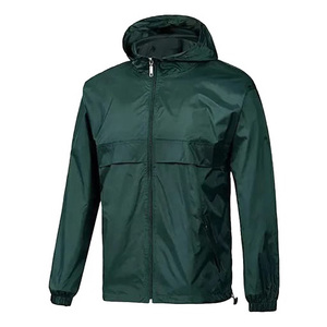 Chaquetas Transpirables de Color Sólido para Hombre, Chaquetas Cortavientos, Precio al por Mayor, Ropa de Invierno Impermeable, Poliéster, Nailon, Estilo Urbano - Product Image 1