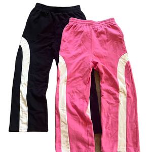 2026 Unisex Best Price Custom Baggy Oversized Pants <b>Trousers</b> Track Men's Stacked Jogger Screen Printing Windbreaker Nylon Pants - Product Image 1