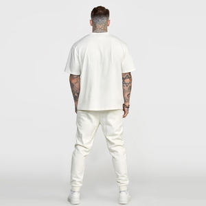 ชุดสูทกางเกงวอร์มผ้าฝ้าย100% สไตล์คลาสสิกพิมพ์โลโก้ได้ตามต้องการ,สายรัดเอวใส่ด้านข้างกางเกง - Product Image 3