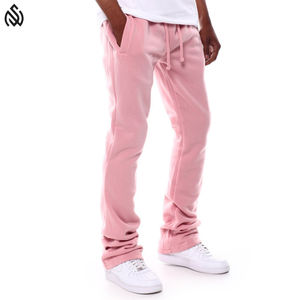 Joggers de hombre para exteriores/ropa de calle personalizada pantalones de chándal de lana pantalones acampanados para hombre Jogger informal - Product Image 5