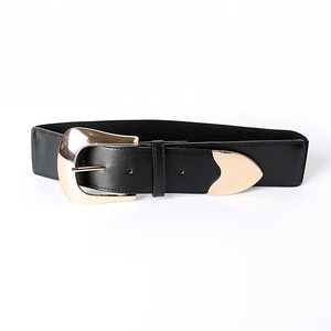 <span class=keywords><strong>Ceinture</strong></span> <span class=keywords><strong>Femme</strong></span> Polyvalente en PU avec Taille Élastique et <span class=keywords><strong>Boucle</strong></span> Ardillon - Product Image 2