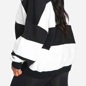 Diseño de Cuello Redondo con Mangas Largas, Diseño de Alta Calidad, Ajuste Holgado, Diseño a Rayas, Diseño Económico, Servicio OEM, Diseño 2026 - Product Image 6