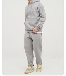 Sweats à capuche personnalisés, décontractés, avec logo imprimé, poids lourd, avec broderie unisexe, sweats à capuche personnalisés en coton et polyester. - Product Image 2
