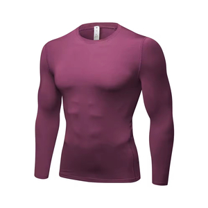 Camisetas de Compresión Personalizadas de Manga Larga para Hombre, Venta al por Mayor, Impresión Personalizada, Ropa de Gimnasio de Secado Rápido - Product Image 6