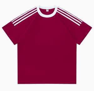 Camiseta holgada de algodón en blanco de alta calidad con hombros caídos, Camiseta con estampado de logotipo personalizado, ropa de calle, camisetas para hombres - Product Image 4