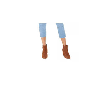 Jeans Denim Blu da Donna Style Co, Taglia XL, Gamba Dritta, Cropped, Traspiranti, con Decorazioni Floreali e Strappi, Logo in Vita - Product Image 3