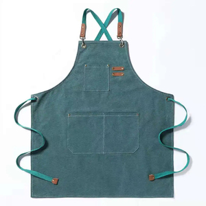 Custom Unisex Wholesale Waterproof Oil-proof 100% Cotton Canvas Cooking Kitchen <b>Aprons</b> - Product Image 4