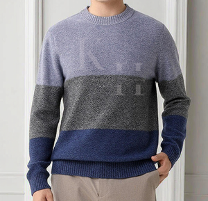 Pull décontracté pour homme | Pull en tricot à manches longues pour un confort quotidien et une mode automnale, pull en tricot doux - Product Image 5
