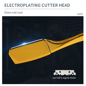 Rasoir de sécurité professionnel Kaamir Instruments KI-SR-63 à lame unique réutilisable en acier inoxydable de qualité supérieure pour le rasage du visage et du corps des hommes - Product Image 2