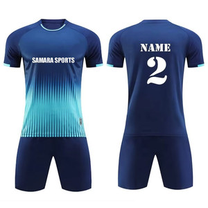 Ropa de calle personalizada Jersey sublimación camiseta de fútbol diseño logotipo bordado uniforme de fútbol conjunto - Product Image 1