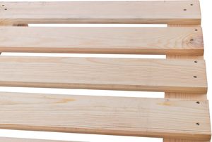 Paleta de luz natural 120 x 60 x 13 cm (L x P x A) – Estilo natural/shabby chic/vintage/construcción de muebles – Estante de paleta – Construcción de cama - Product Image 4