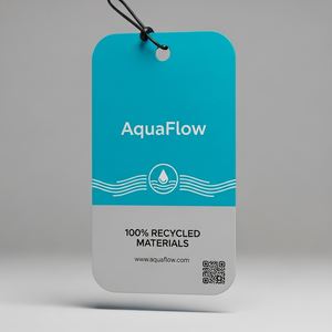Luxury Waterproof Custom Logo Paper <b>Hangtag</b> for Clothing Accessories and Bags - Product Image 6