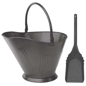 Seau à charbon en fer avec des détails vintage uniques et conçu pour une utilisation au foyer et offrant à la fois fonctionnalité et style - Product Image 2