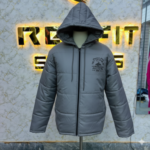 Mode tendance Marque privée pour hommes Veste bouffante verte Vestes en polyester et nylon pour hommes Vestes doudounes pour hommes High Street Men - Product Image 4