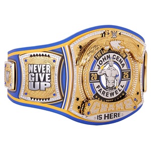 Conçu sur mesure WWE Championship Wrestling Belts 4mm Zinc Plaques Bracelet en cuir World Heavyweight Champion Belt Ronpex - Product Image 3