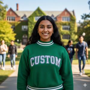 Sudadera de Invierno Ecológica, Lavada, con Cuello Alto, Estilo Nuevo, Premium, Talla Grande, Holgada, Etiqueta Privada - Product Image 4