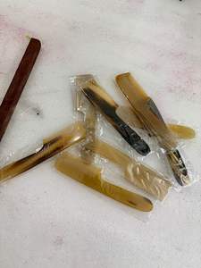 Best Selling Horn <b>Comb</b> With <b>Wide</b> & Fine Teeth Smooth Anti Static & Long Lasting Best Rates for natural crafts - Product Image 6
