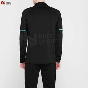 เสื้อซิปครึ่งตัวของผู้ชายผ้าโพลีเอสเตอร์/ คอตตอนระบายอากาศได้ดี - Product Image 4