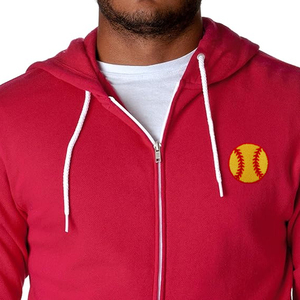 Sudadera OEM con capucha y cremallera de tamaño personalizado para hombre, transpirable, de manga larga con bolsillos laterales, sudadera con capucha y cremallera de invierno, teñida lisa - Product Image 4