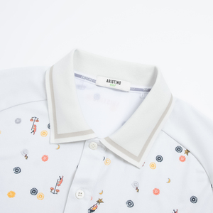 Aristino Golf Polo para hombre 67% poliéster 27% poliéster de sección transversal 6% Spandex venta al por mayor Producto en oferta, precio - Product Image 2