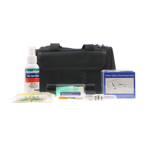 Kit de <span class=keywords><strong>fusion</strong></span> de empalme FCST210116, Kit de limpieza <span class=keywords><strong>con</strong></span> ranura en V para Cable de red FTTH FTTX, instalación y mantenimiento - Product Image 3