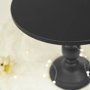 Présentoir de gâteau lumineux en métal enduit noir de la meilleure qualité, support de service de gâteau de tasse de dessert, meilleure vente à des prix abordables - Product Image 5