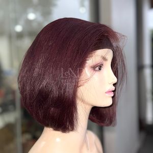 Pelucas rubias onduladas estilo bob de cabello humano vietnamita 100% con cabello fino de bebé - Product Image 3