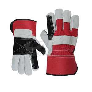 Nuevo estilo de diseño personalizado bajo MOQ guantes de trabajo al por mayor de cuero hecho guantes de trabajo para la venta en línea - Product Image 6