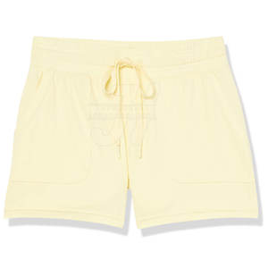 Fabricante profesional Pantalones cortos de mujer 100% Algodón Pantalones cortos de mujer de cintura alta para la venta - Product Image 1