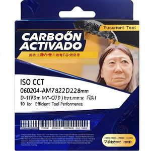 Inserto de Torneado Indexable con Recubrimiento MT-CVD ISO CCMT 060204E-FMT7325 D.2.8mm, Paquete de 10 Unidades para un Rendimiento Eficiente de la Herramienta - Product Image 2