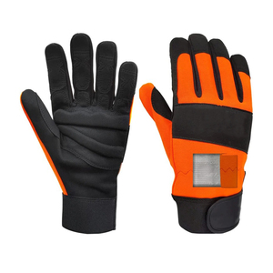 Motosierra de trabajo de cuero dividido de vaca de alta calidad, guantes grandes, guantes de motosierra para construcción de jardinería - Product Image 3