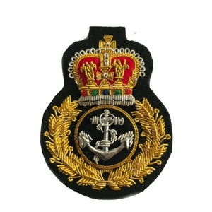 Royal QC Crown & Anchor Badge ลวด Bullion Badge - Product Image 1