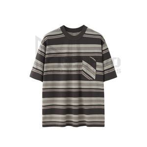 T-shirts de sport pour hommes de qualité supérieure, style court, haute qualité, 100% polyester, vêtements décontractés pour adultes, style ligne, 220 grammes - Product Image 5