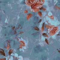 Tela de Poliéster Koshibo Chiffon con Diferentes Tipos de Estampados Florales, Impresión Digital para Bodas y Fiestas, Tela para Diseñadores de Tops