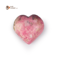 Corazón en forma de rodonita, peruano, 2023 NATURAL, buena energía, amor, holístico, trabajo artesanal, RELAX, 100%