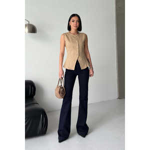 Women's <b>Elastic</b> <b>Waistband</b> Jeans Leggings - Product Image 6